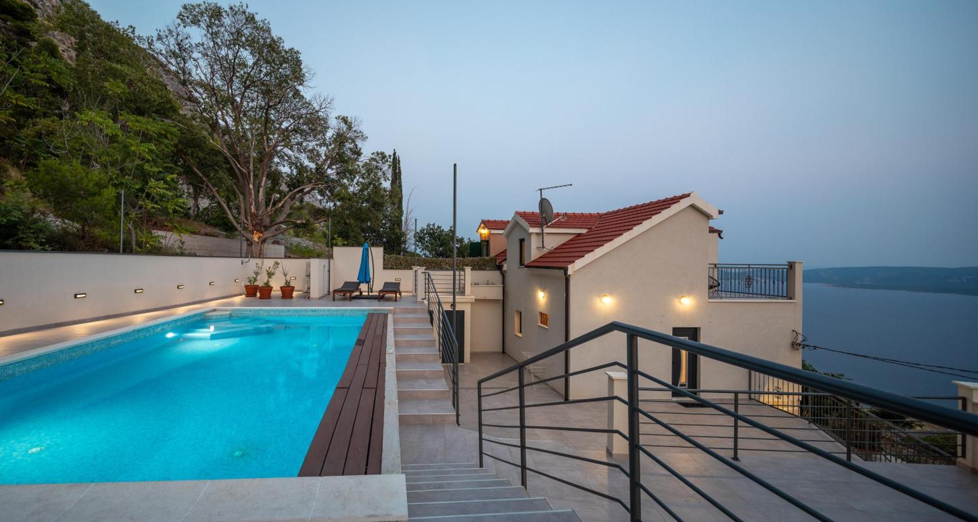 Xxl Villa Vista - Heated Pool Lokva Rogoznica Exterior photo